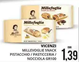 Mazzeo Giocattoli Millefoglie snack Vicenzi offerta