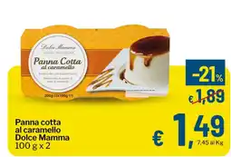 Qui Discount Panna cotta al caramello Dolce Mamma offerta