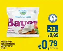 Qui Discount Mozzarella senza lattosio Bayernland offerta