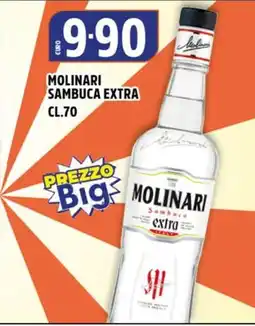 Big Food Molinari Sambuca Extra offerta