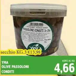 Big Food YMA Olive Passoloni Conditi offerta