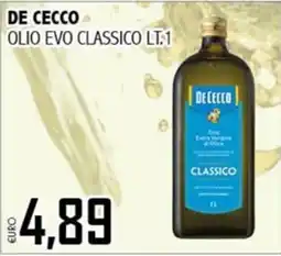Big Food Olio Evo Classico De Cecco offerta
