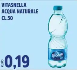 Big Food Vitasnella acqua naturale offerta