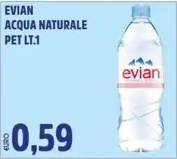 Big Food Evian acqua naturale offerta