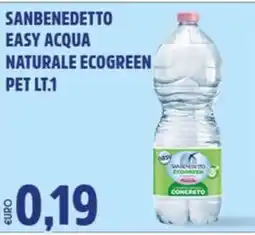 Big Food San Benedetto Easy Acqua Naturale Ecogreen offerta