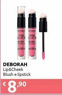 Smoll Deborah Lip&Cheek Blush e lipstick offerta