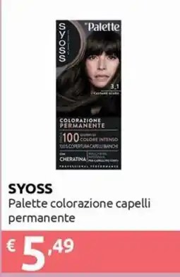 Smoll Syoss Palette colorazione capelli permanente offerta