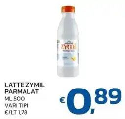 Ok Market Latte Zymil Parmalat offerta