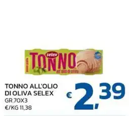 Ok Market Tonno all'olio di oliva Selex offerta