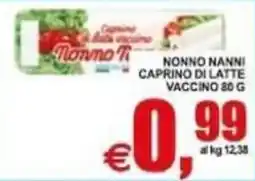 Pewex Nonno Nanni Caprino di latte vaccino offerta