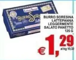 Pewex Burro Sorensina lattepanna leggermente salato panetto offerta