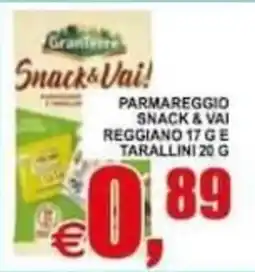 Pewex Snack & Vai! Parmareggio offerta