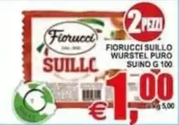 Pewex Fiorucci suillo wurstel puro suino offerta