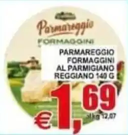 Pewex Parmareggio formaggini al parmigiano reggiano offerta