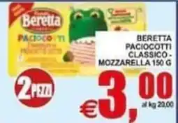 Pewex Beretta paciocotti classico - mozzarella offerta