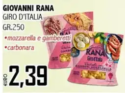 Big Food Giovanni Rana Giro d'Italia offerta