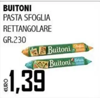 Big Food Buitoni pasta sfoglia rettangolare offerta