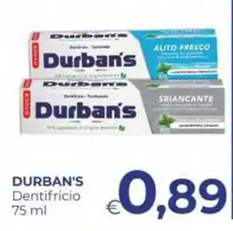 Pilato Durban's Dentifricio offerta