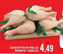 Mazzeo Supermercati Coscioetto di pollo bianco / giallo offerta