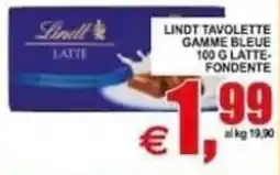 Pewex Lindt Tavolette Gamme Bleue offerta