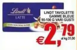 Pewex Lindt Tavolette Gamme Bleue offerta