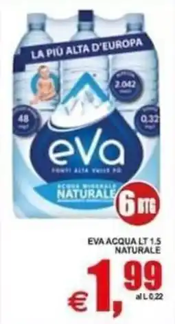 Pewex Eva acqua naturale offerta