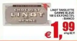 Pewex Lindt tavolette gamme bleue offerta