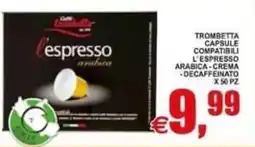 Pewex Caffè Trombetta l'espresso arabica offerta