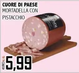 Big Food Cuore di paese mortadella con pistacchio offerta
