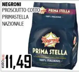 Big Food Prosciutto cotto Prima Stella offerta
