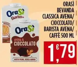 Supermercato Pollio OraSi bevanda classica avena/cioccolato offerta