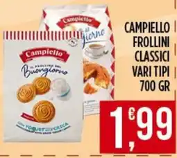 Supermercato Pollio Campiello frollini classici offerta