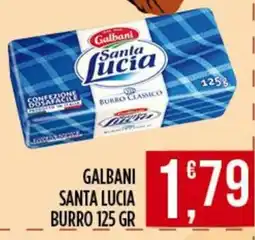 Supermercato Pollio Galbani Santa Lucia burro offerta