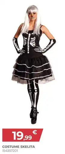 Toys Center Costume Skelita offerta