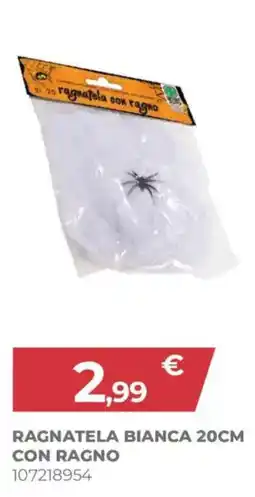 Toys Center Ragnatela bianca con ragno offerta