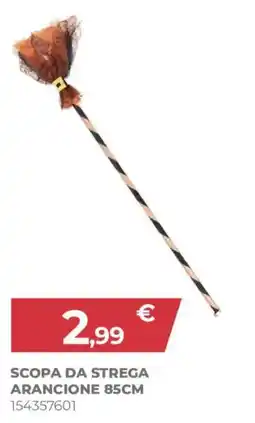 Toys Center Scopa da strega arancione offerta