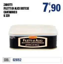 Adhoc Filetti di Alici del Mar Cantabrico Zarotti offerta