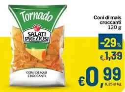 Qui Discount Tornado Coni di mais croccanti offerta