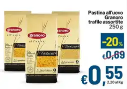Qui Discount Pastina all'uovo Granoro offerta