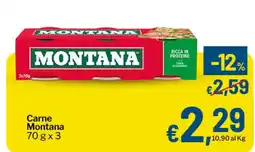 Qui Discount Carne Montana offerta