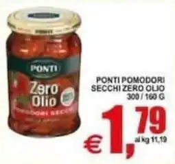 Pewex Ponti pomodori secchi zero olio offerta