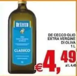 Pewex De Cecco olio extra vergine di oliva classico offerta