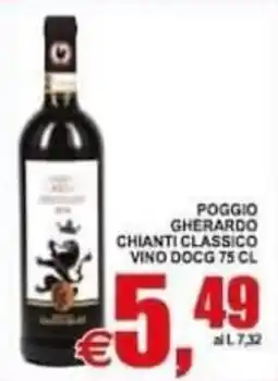 Pewex Poggio Gherardo Chianti Classico Vino DOCG offerta