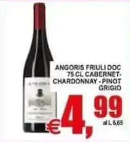 Pewex Angoris Friuli Doc Cabernet-Chardonnay-Pinot Grigio offerta