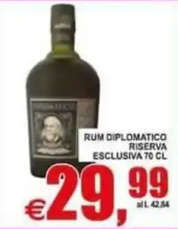 Pewex Rum Diplomatico Riserva offerta