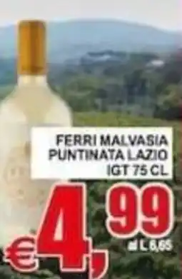 Pewex Ferri Malvasia Puntinata Lazio offerta