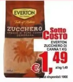 Pewex Zucchero di canna Everton offerta