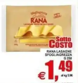 Pewex Rana lasagne sfofliagrezza offerta
