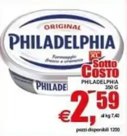 Pewex Formaggio fresco e cremoso Philadelphia offerta
