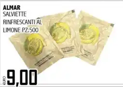 Big Food Almar salviette rinfrescanti al limone offerta